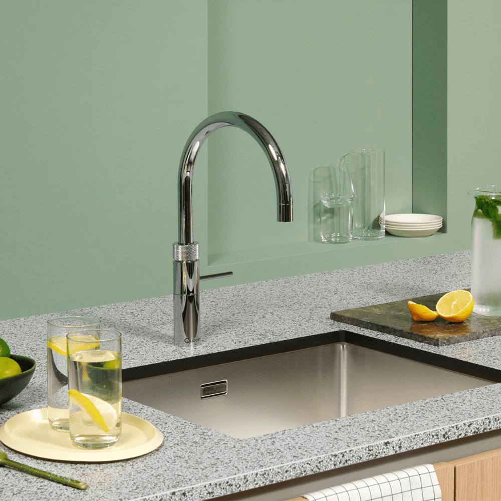 Quooker FNRCHR Combi+ Fusion Round Boiling Water Tap COMBI+ FUSION ROUND CHROME – CHROME