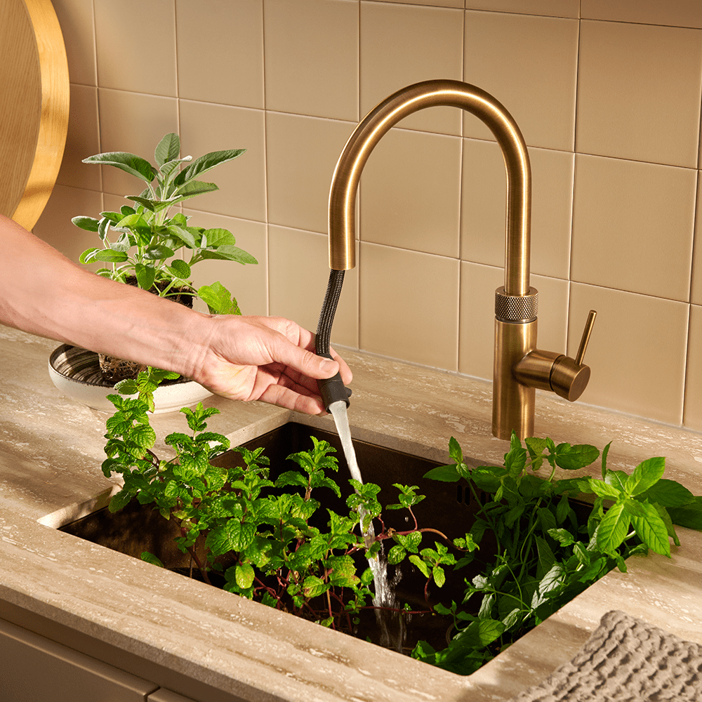 Quooker FXRPTN Combi Flex Boiling Water Tap COMBI 2.2 FLEX PTN – PATINATED BRASS