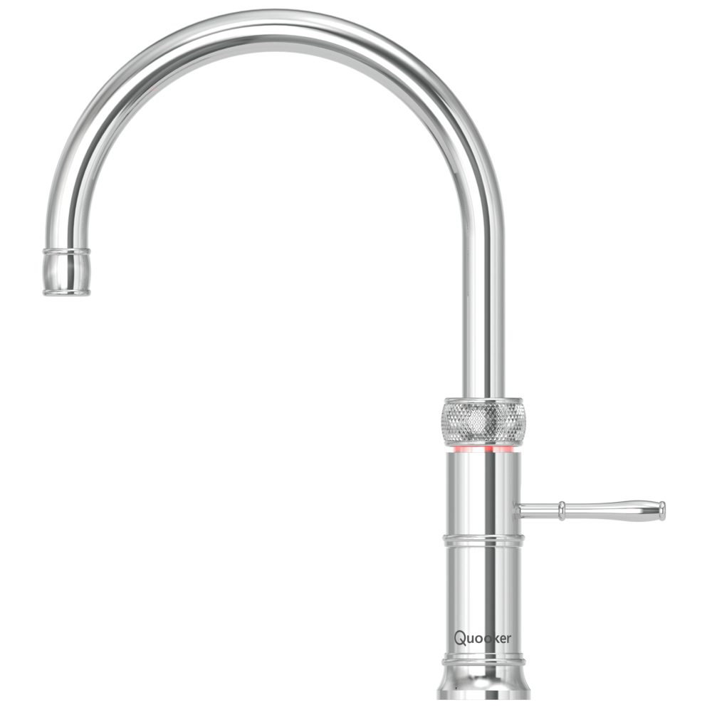 Quooker CFNRCHR Combi+ Classic Fusion Round Boiling Water Tap COMBI+ CLASSIC FUSION ROUND CHROME – CHROME