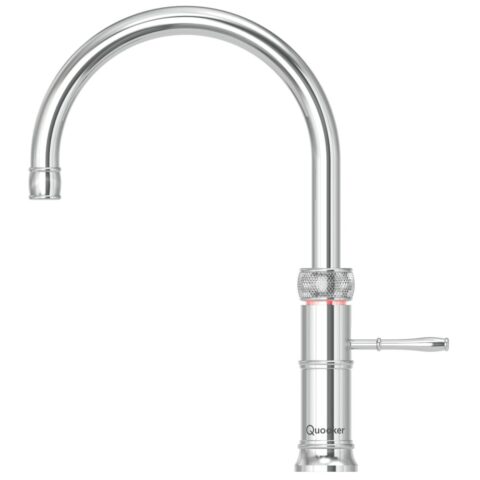 Quooker  CFNRCHR Classic Round Fusion 3-in-1 Boiling Water Tap PRO3 CLASSIC FUSION ROUND CHROME – CHROME.