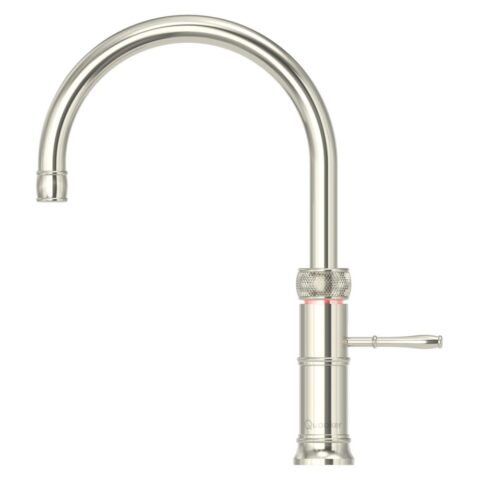 Quooker  CFNRNIC Classic Round Fusion 3-in-1 Boiling Water Tap PRO3 CLASSIC FUSION ROUND NICKEL – NICKEL.