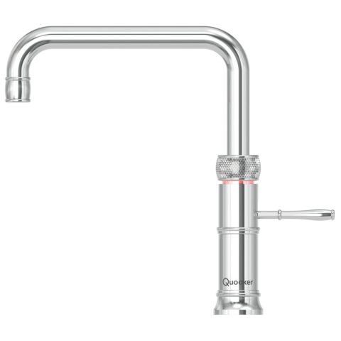 Quooker Classic Square Fusion 3-in-1 Boiling Water Tap PRO3 CLASSIC FUSION SQUARE CFNSCHR – Chrome