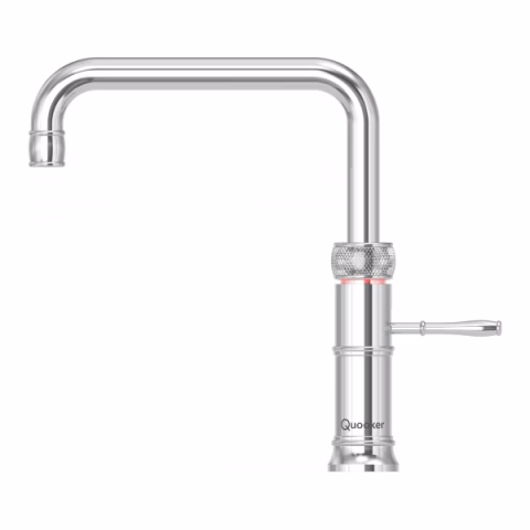Quooker Combi+ Classic Fusion Square Boiling Water Tap COMBI+ CLASSIC FUSION SQUARE SS CFNSSST – Stainless Steel