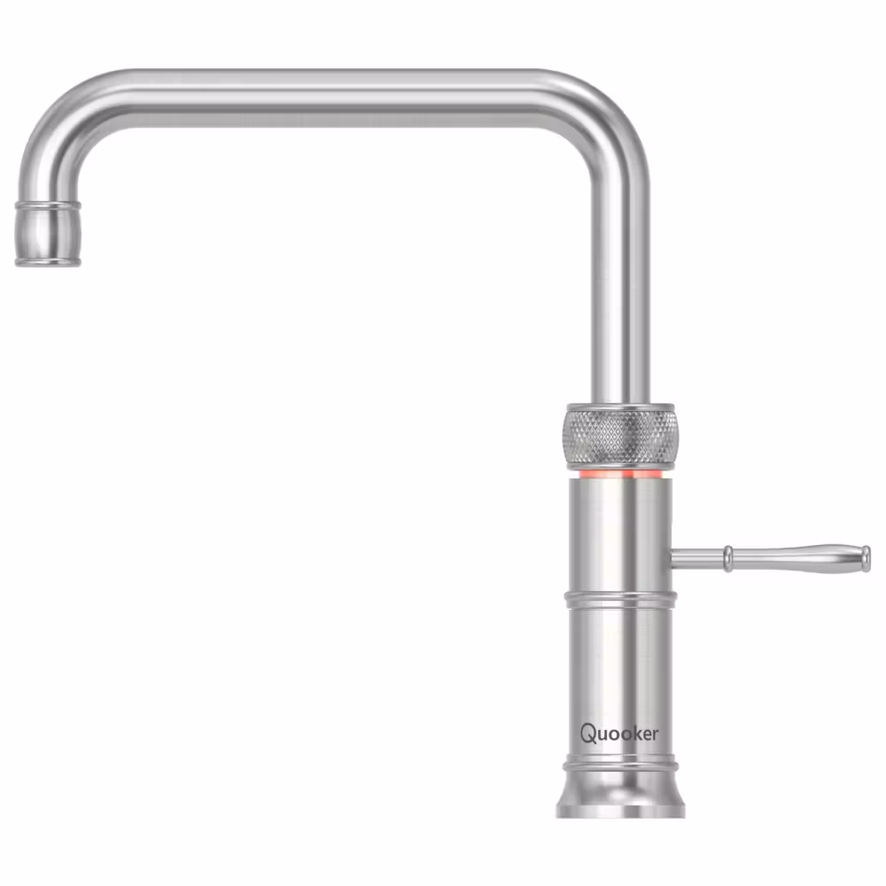 Quooker Classic Square Fusion 3-in-1 Boiling Water Tap PRO3 CLASSIC FUSION SQUARE SS CFNSSST – Stainless Steel