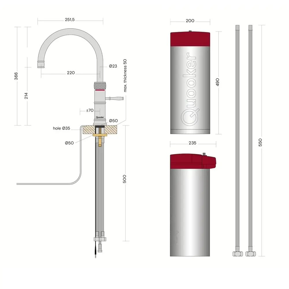COMBI+ CLASSIC FUSION ROUND SS KIT