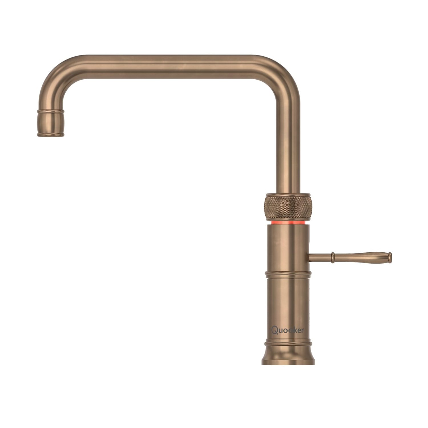 Quooker CFNSPTB Combi Classic Fusion Square 3-in-1 Boiling Water Tap COMBI 2.2 CLASSIC FUSION SQUARE PTN – PATINATED BRASS.