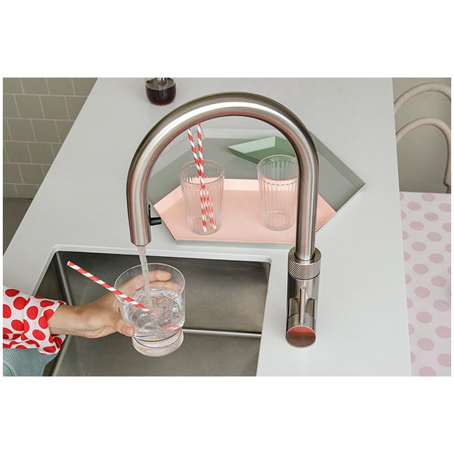 Quooker Filtered Chilled And Sparkling Water Tap Accessory CUBE – Silver