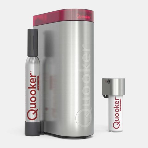 Quooker Filtered Chilled And Sparkling Water Tap Accessory CUBE – Silver