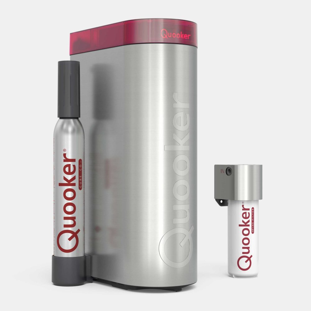 Quooker Filtered Chilled And Sparkling Water Tap Accessory CUBE – Silver