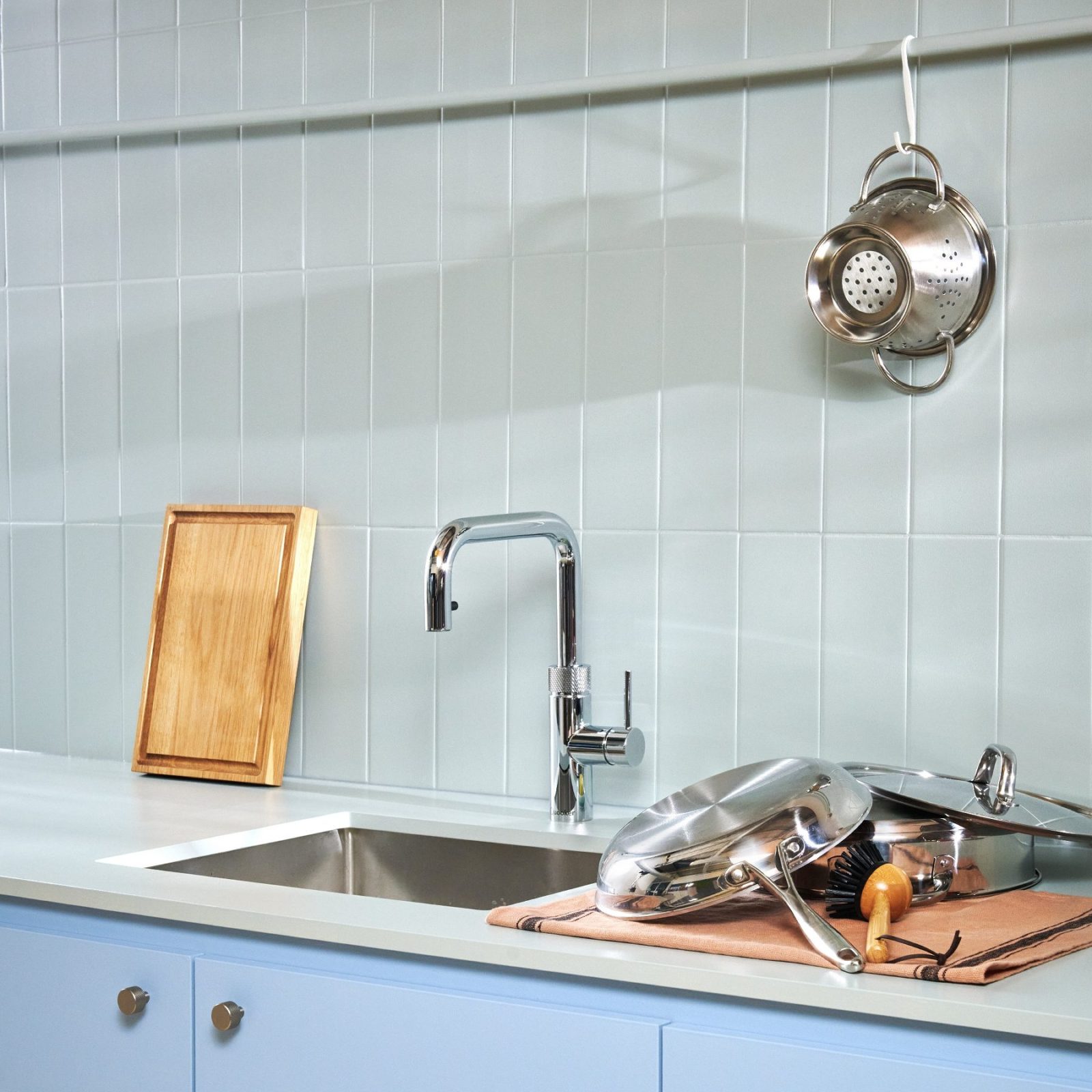 Quooker FXSCHR Combi+ Flex Square Boiling Water Tap COMBI+ FLEX SQUARE CHROME – CHROME.