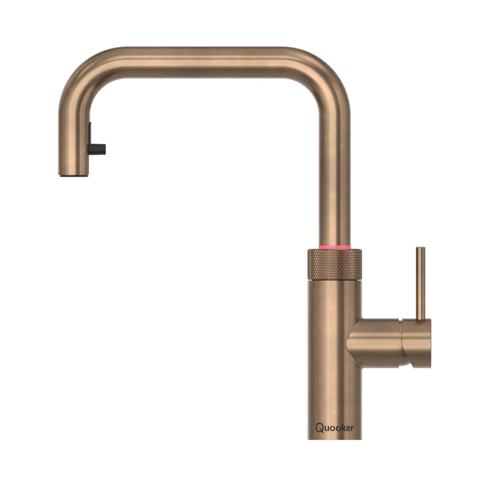 Quooker FXSPTB Flex Square 3-in-1 Boiling Water Tap PRO3 FLEX SQUARE PTB – PATINATED BRASS