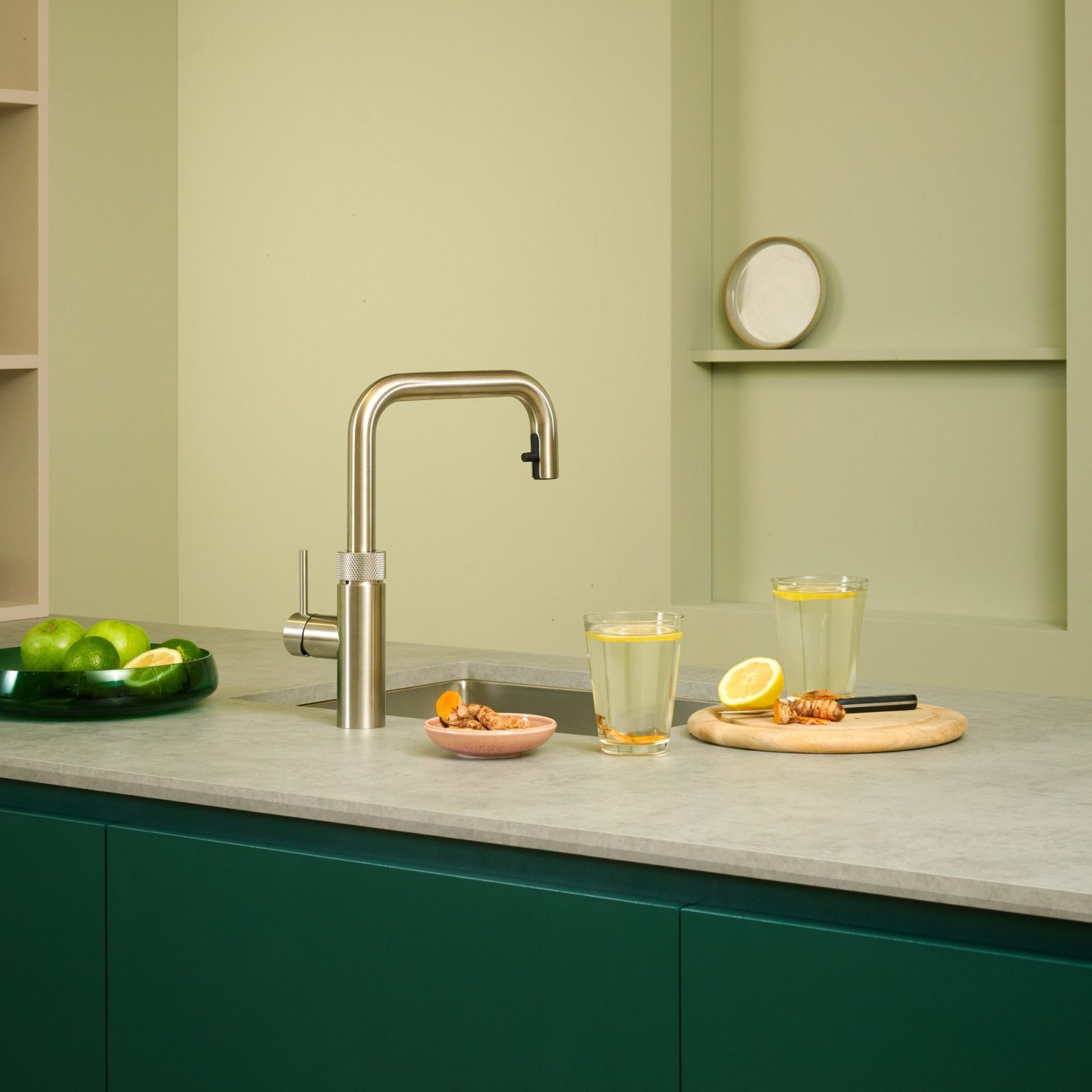 Quooker FXSSST Combi Flex Square Boiling Water Tap COMBI 2.2 FLEX SQUARE SS – STAINLESS STEEL