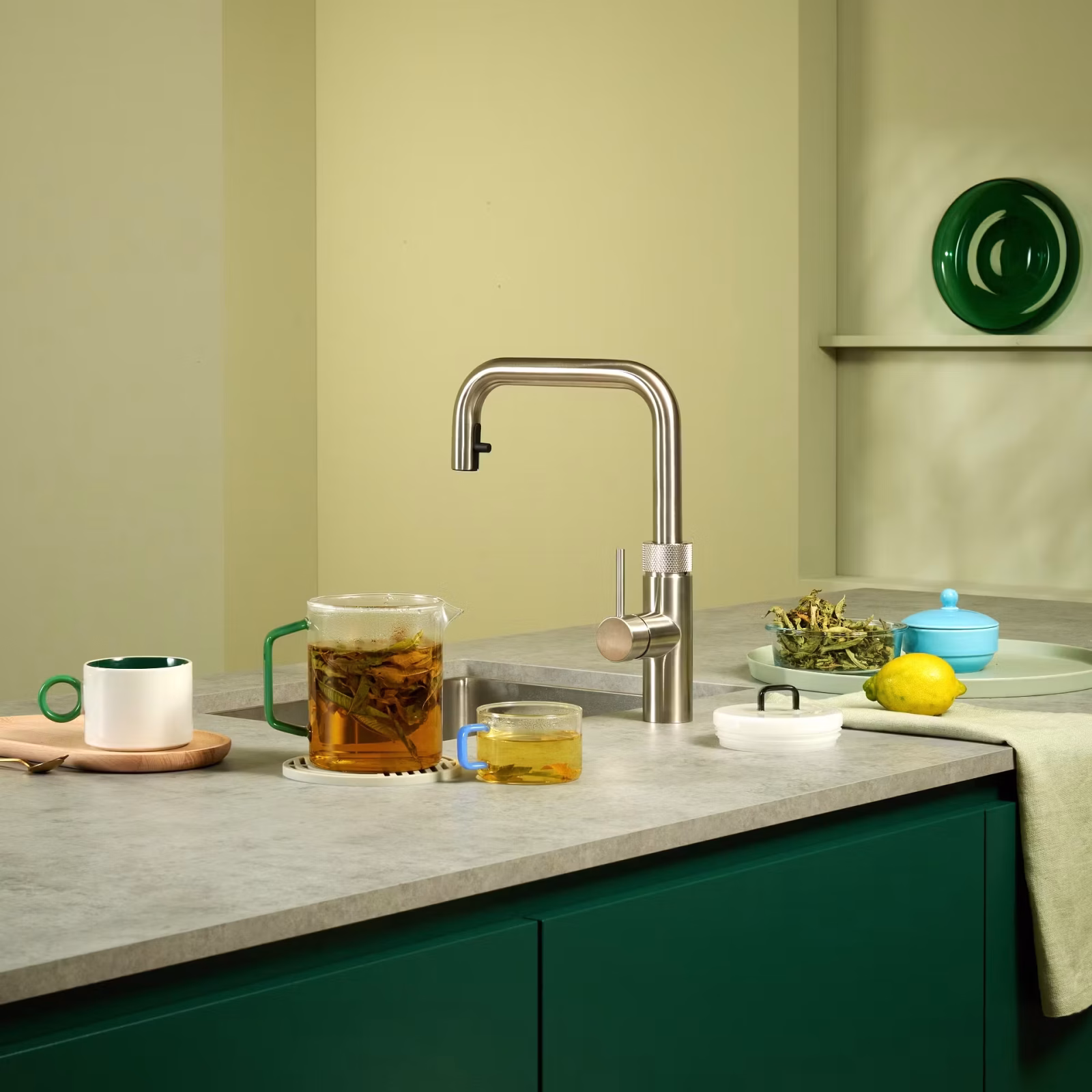Quooker Flex Square 3-in-1 Boiling Water Tap PRO3 FLEX SQUARE RVS FXSSST – Stainless Steel