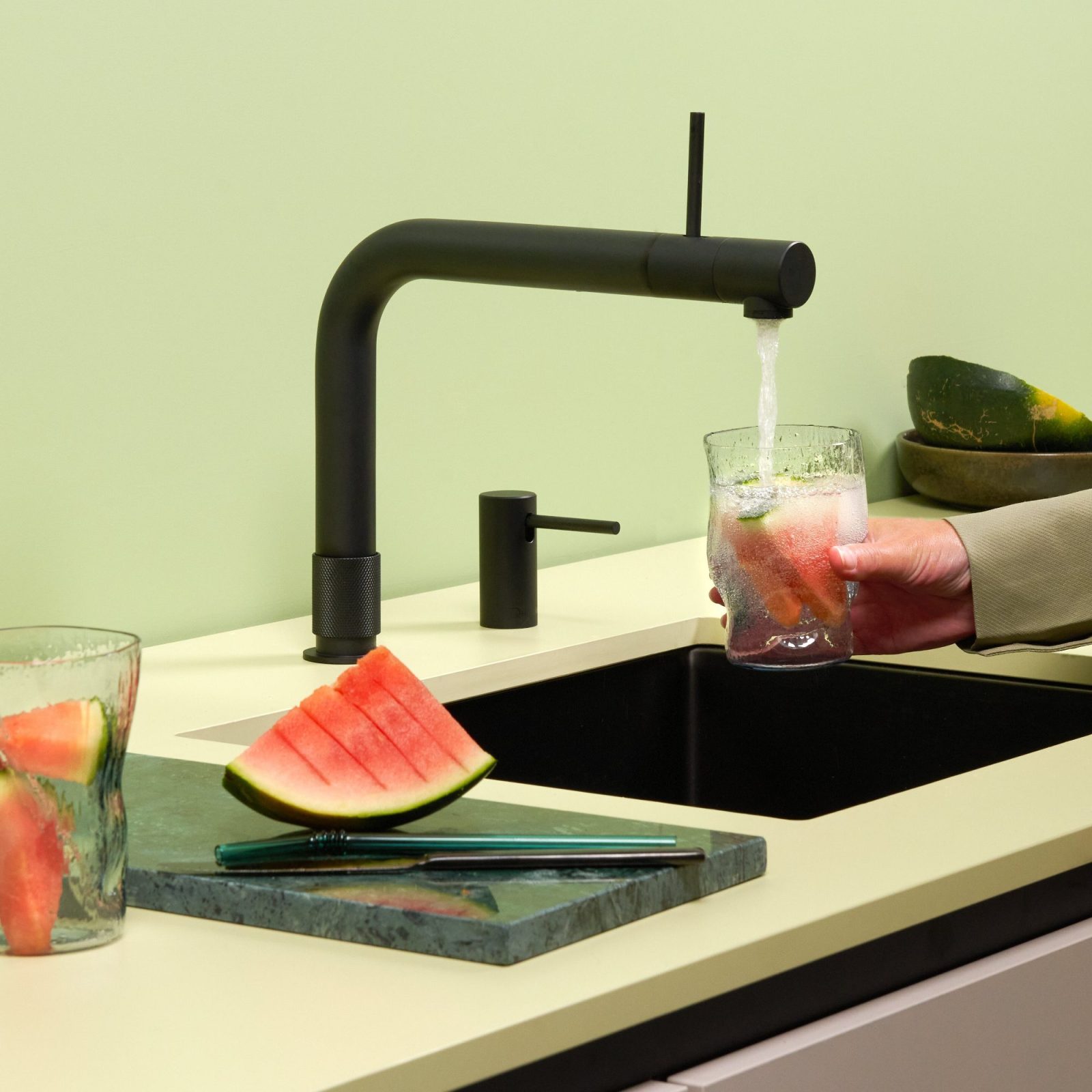 Quooker FTBLK Combi+ Front Boiling Water Tap COMBI+ FRONT BLK – BLACK