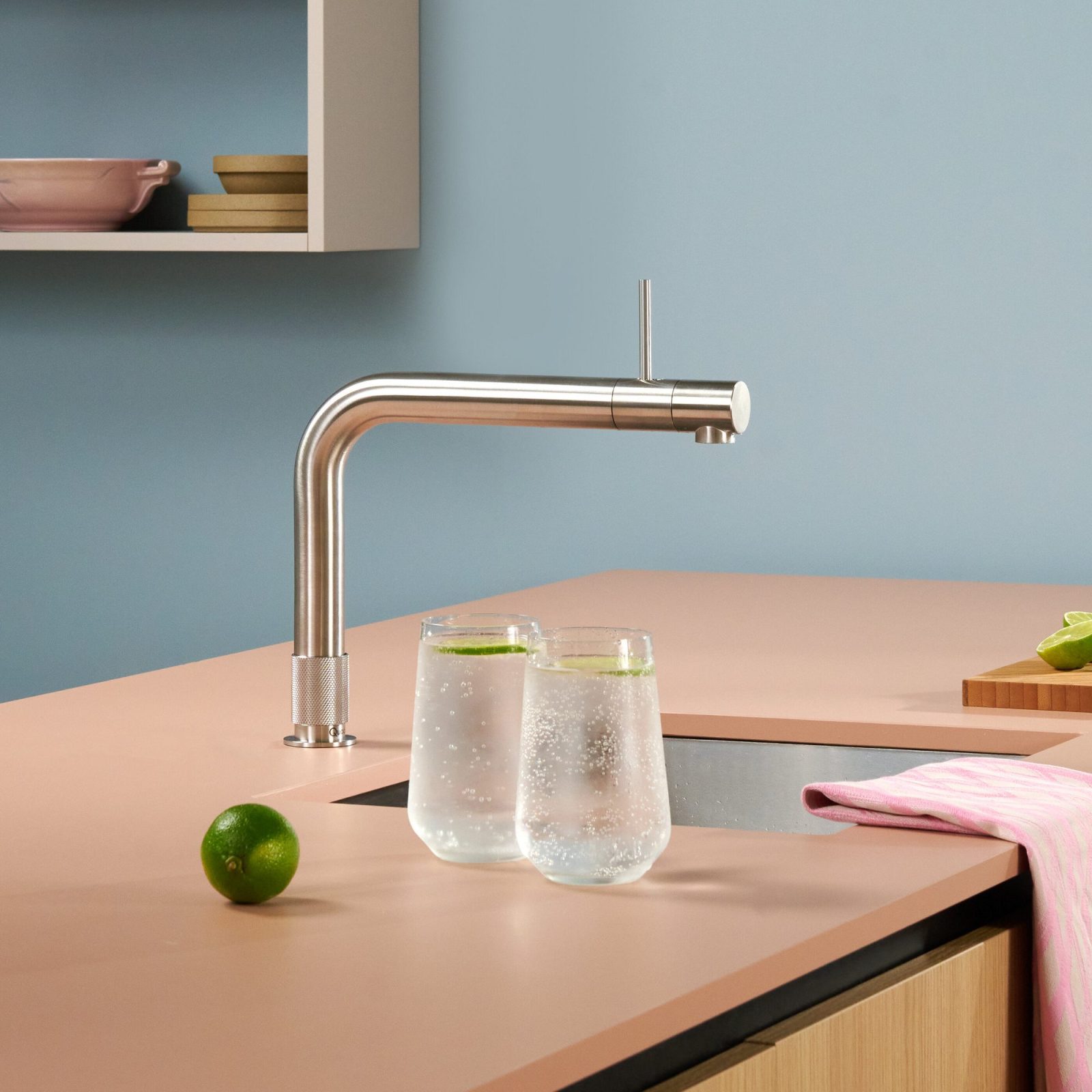 Quooker FTSST Combi Front Boiling Water Tap COMBI 2.2 FRONT RVS – STAINLESS STEEL