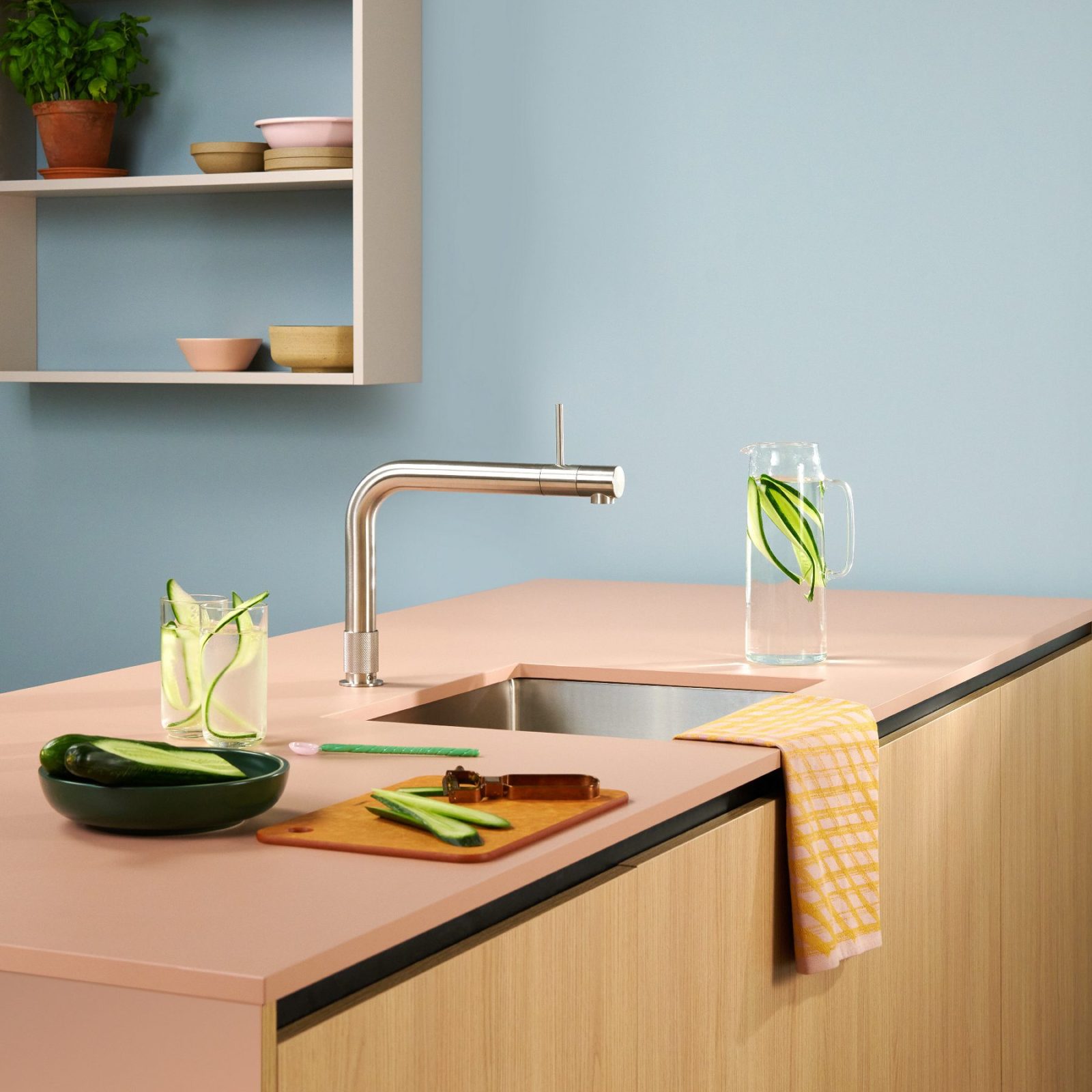 Quooker FTSST Combi Front Boiling Water Tap COMBI 2.2 FRONT RVS – STAINLESS STEEL