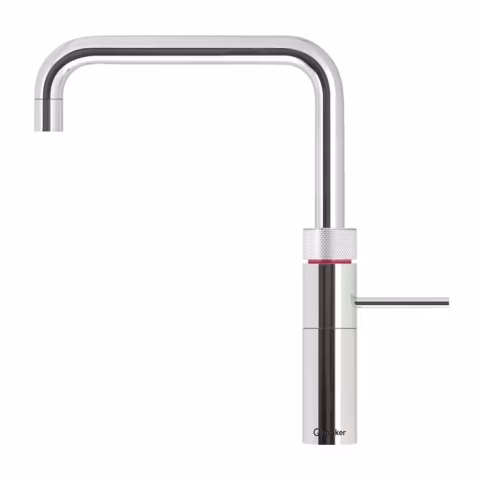 Quooker Combi Fusion Square 3-in-1 Boiling Water Tap COMBI 2.2 FUSION SQUARE CHROME FNSCHR – Chrome
