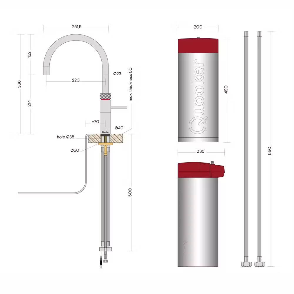 COMBI+ FUSION ROUND SS KIT