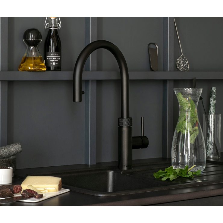 Quooker Flex 3-in-1 Boiling Water Tap PRO3 FLEX BLK FXRBLK – Black
