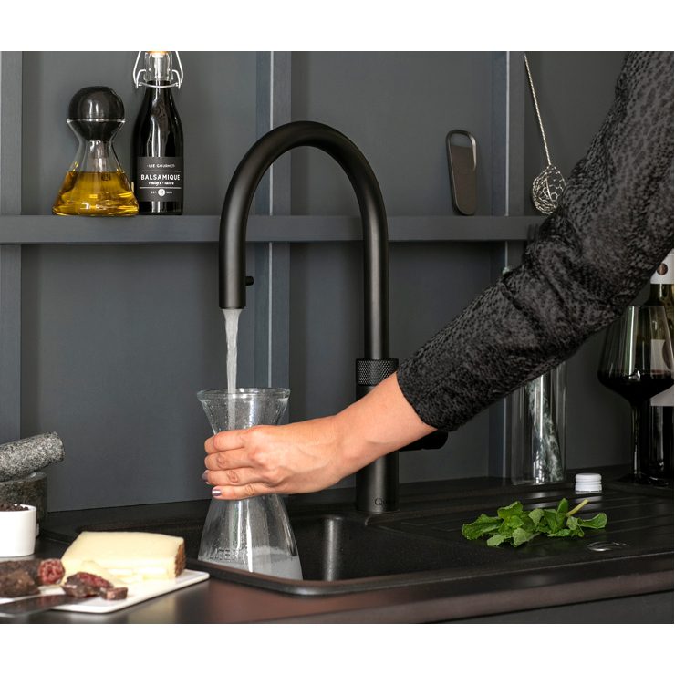 Quooker Flex 3-in-1 Boiling Water Tap PRO3 FLEX BLK FXRBLK – Black