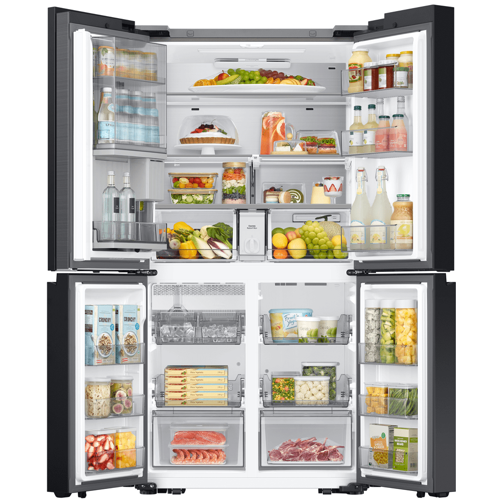 Samsung French Style 4 Door Fridge Freezer Ice & Water RF65DB970E22EU – Black