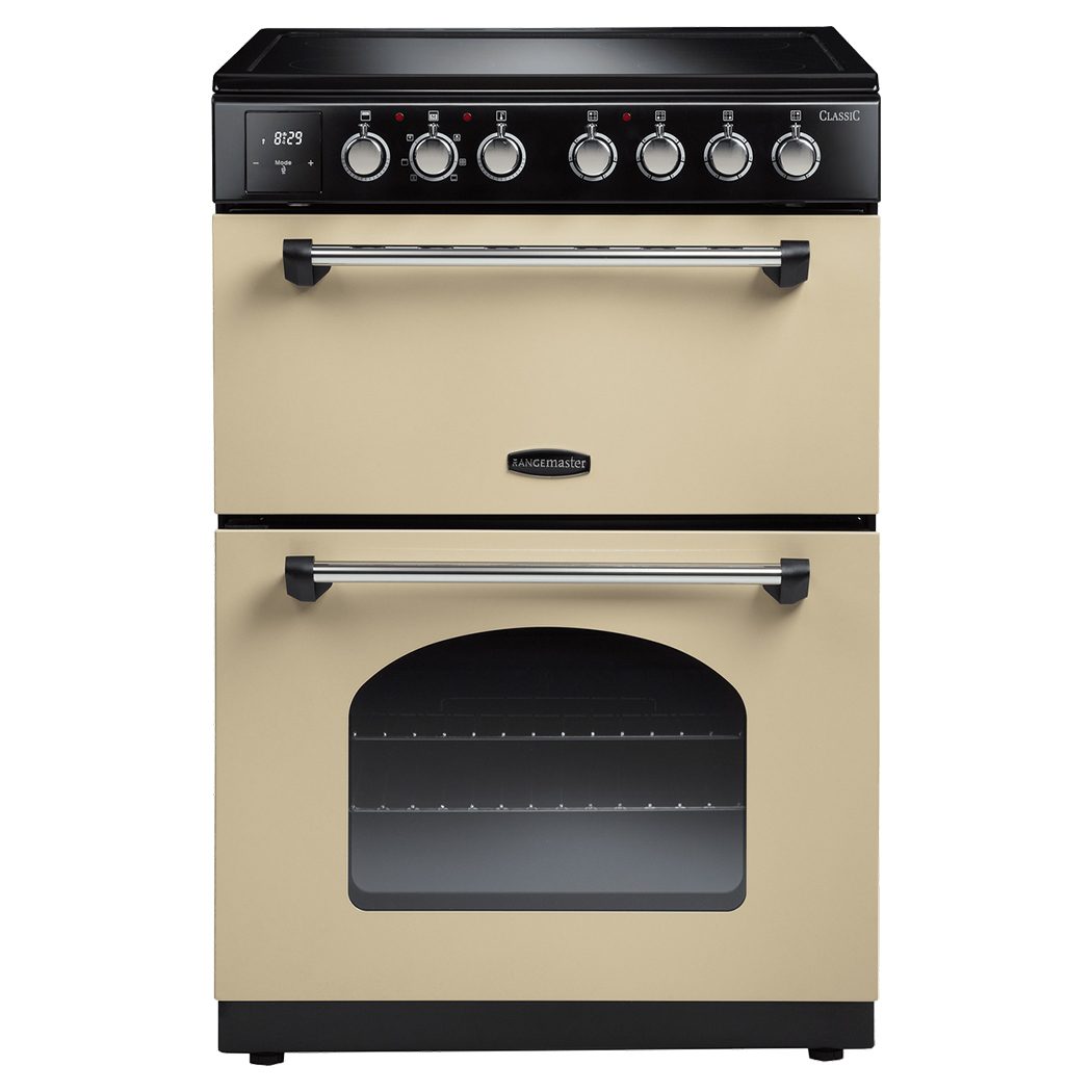 Rangemaster Classic 60cm Freestanding Ceramic Cooker CLA60ECCR/C – Cream