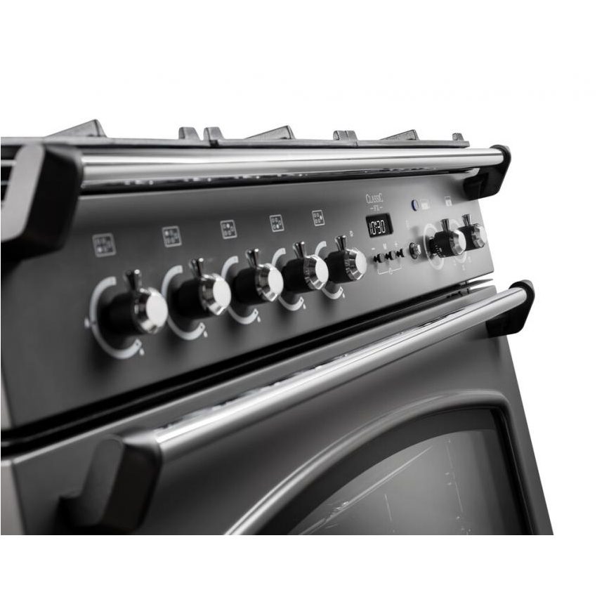 Rangemaster Classic FX 90cm Dual Fuel Range Cooker 12822 CLAS90FXDFFBL/C – Black