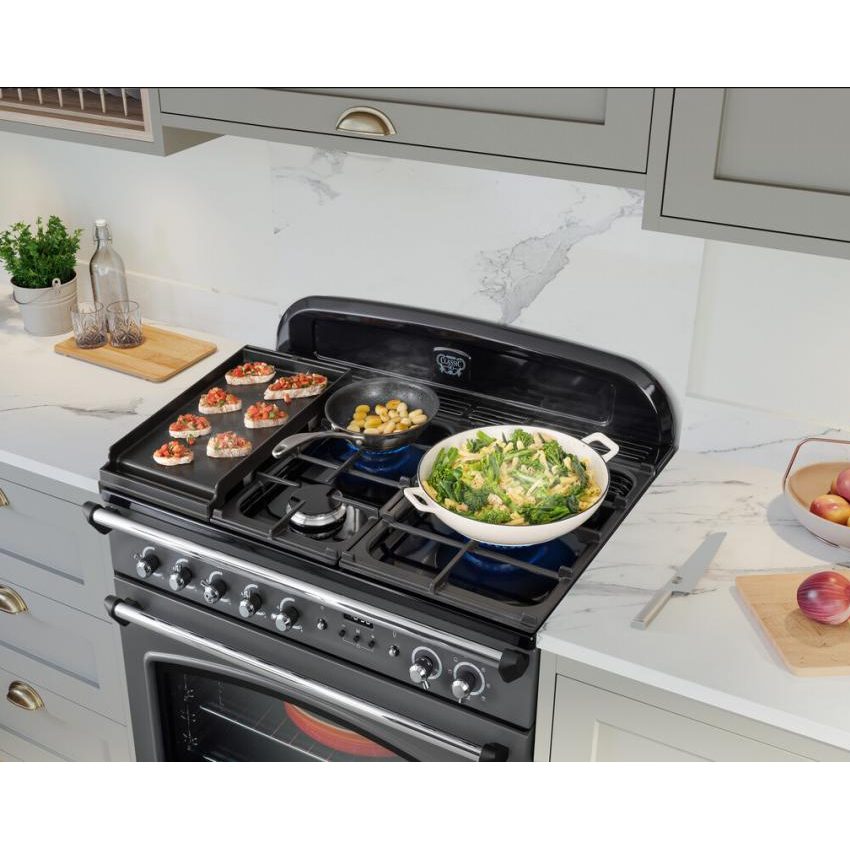 Rangemaster Classic FX 90cm Dual Fuel Range Cooker 12822 CLAS90FXDFFBL/C – Black