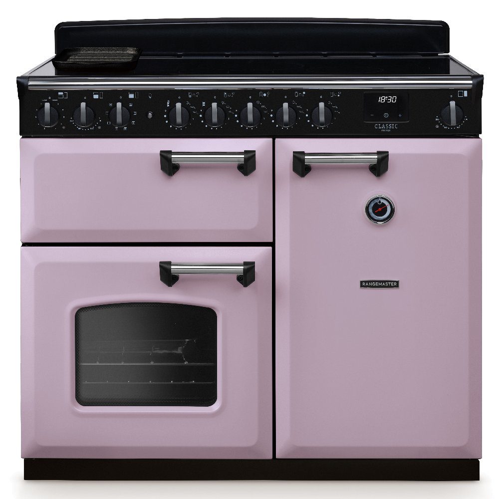 Rangemaster Classic Deluxe 100cm Induction Range Cooker Chrome Trim 17815 CLDL100EIPHTH/CM1 – Heather