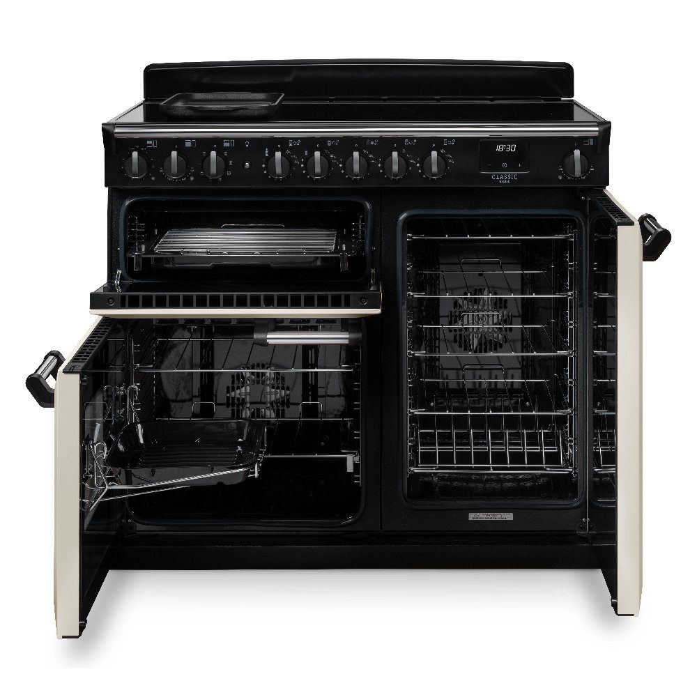 Rangemaster Classic Deluxe 100cm Induction Range Cooker Chrome Trim 17815 CLDL100EIPHTH/CM1 – Heather