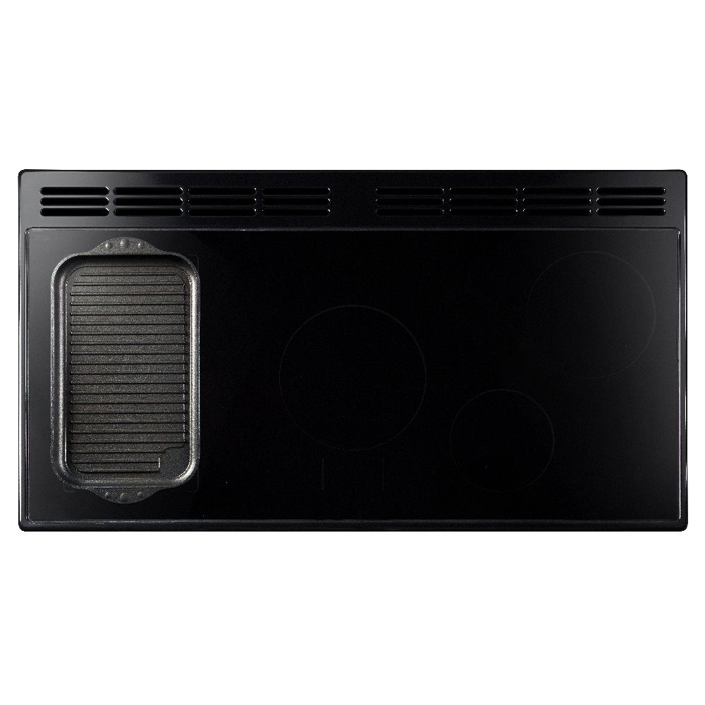 Rangemaster Classic Deluxe 100cm Induction Range Cooker Chrome Trim 17815 CLDL100EIPHTH/CM1 – Heather
