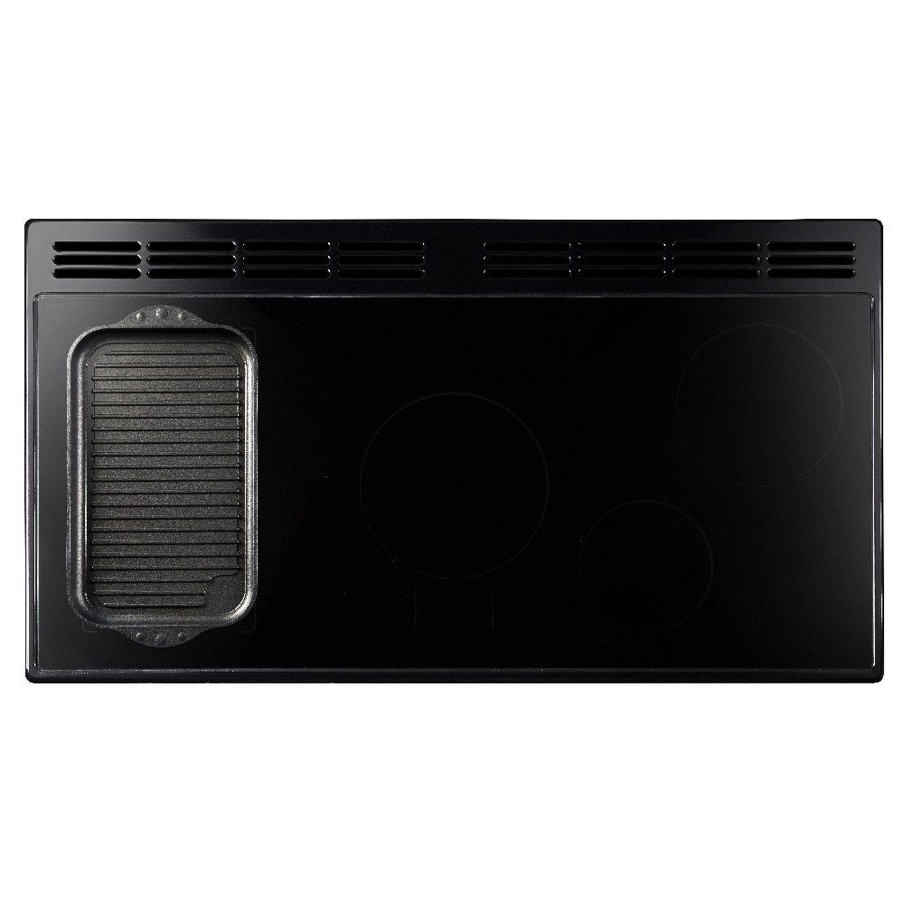 Rangemaster Classic Deluxe 90cm Induction Range Cooker Chrome Trim 14590 CLDL90EIPMGR/CM1 – Mineral Green