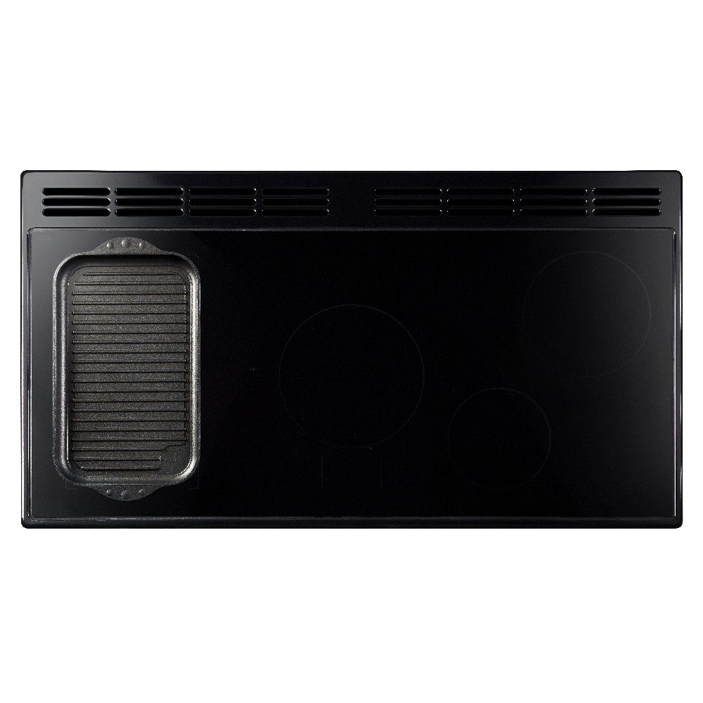 Rangemaster Classic Deluxe OC 110cm Induction Range Cooker Antique Brass Trim 18347 CLDLO110EIPSTB/AB1 – Stone Blue