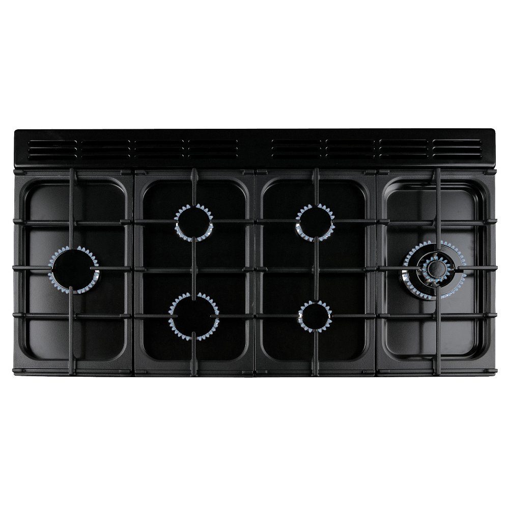 Rangemaster Classic 110cm OC Dual Fuel Range Cooker Chrome Trim 14215 CLO110DFPGBL/CM1 – Black