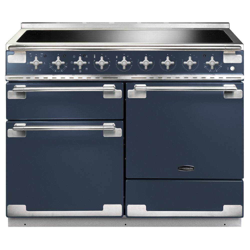 Rangemaster Elise 110cm Induction Range Cooker 126910 ELS110EISB/ – Stone Blue