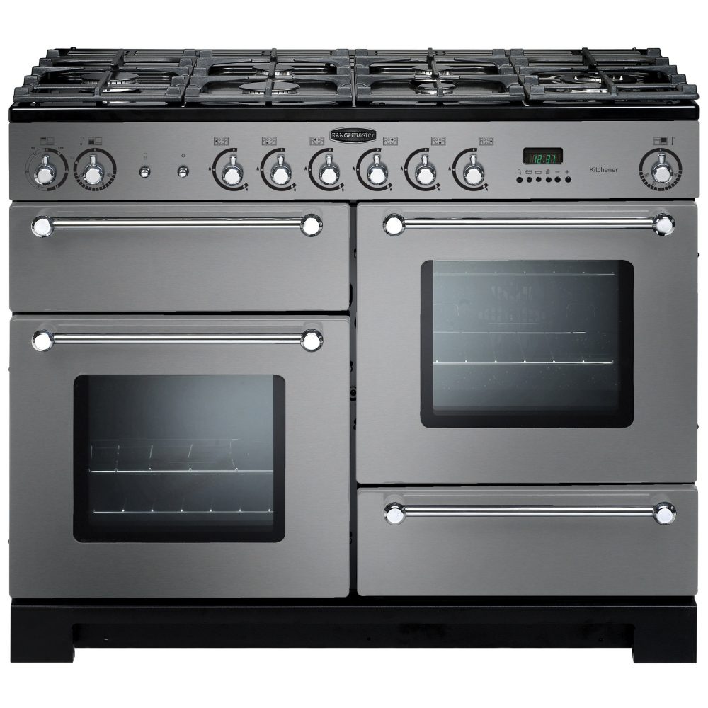 Rangemaster Kitchener 110cm Gas Range Cooker 116710 KCH110NGFSS/C – STAINLESS STEEL
