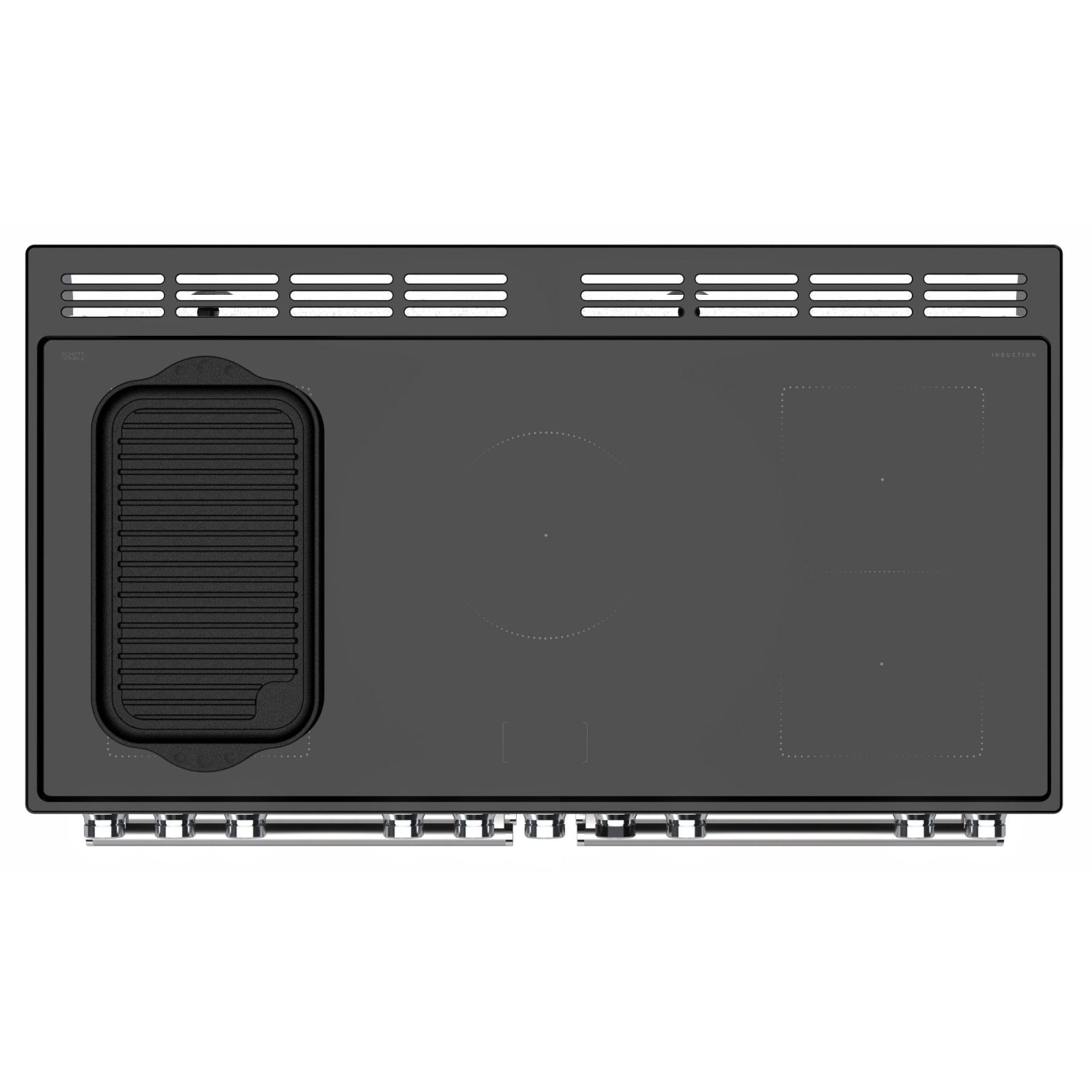 Rangemaster Nexus 110cm OC Induction Range Cooker 16436 NEXO110EISTST/CM1 – Stainless Steel