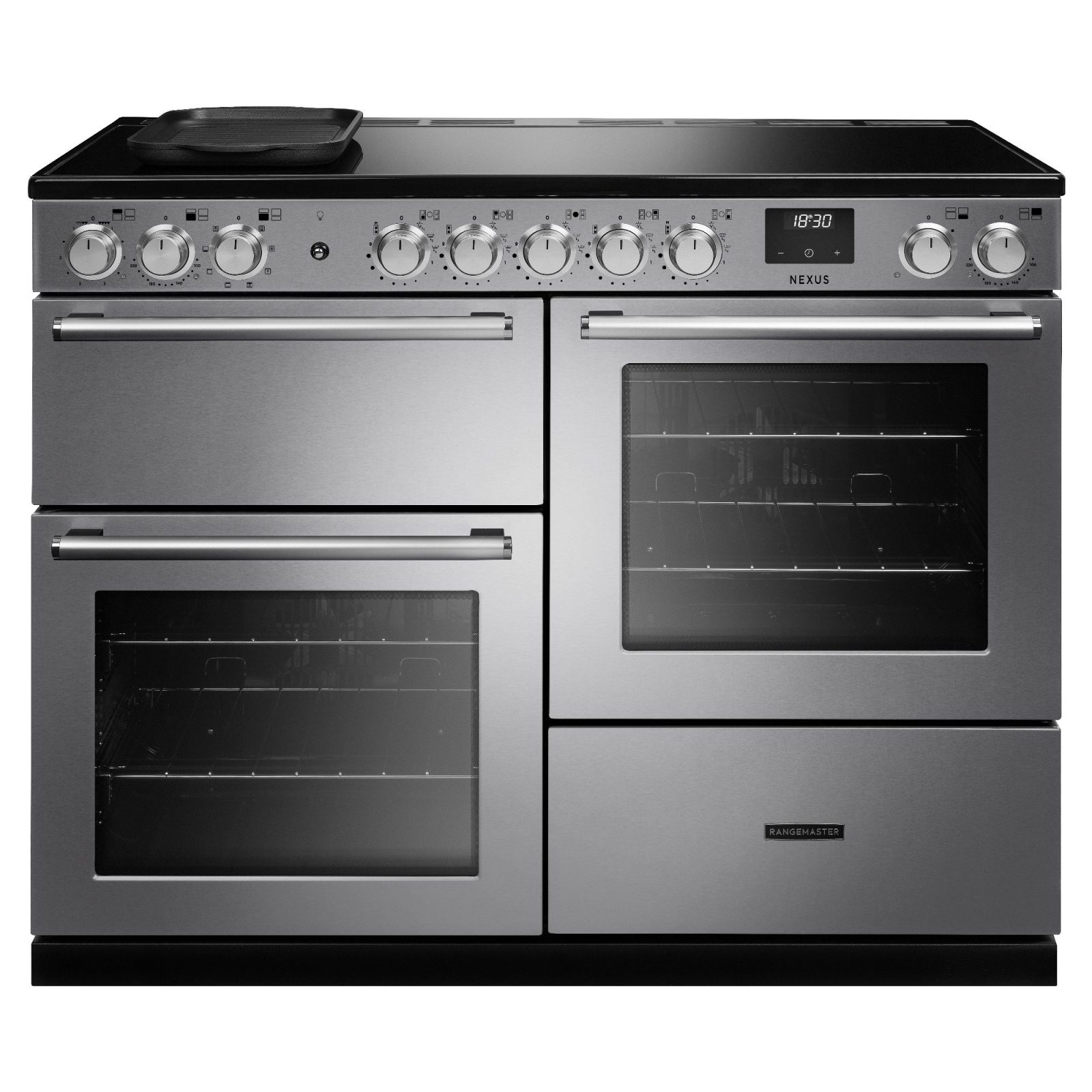 Rangemaster Nexus 110cm OC Induction Range Cooker 16436 NEXO110EISTST/CM1 – Stainless Steel