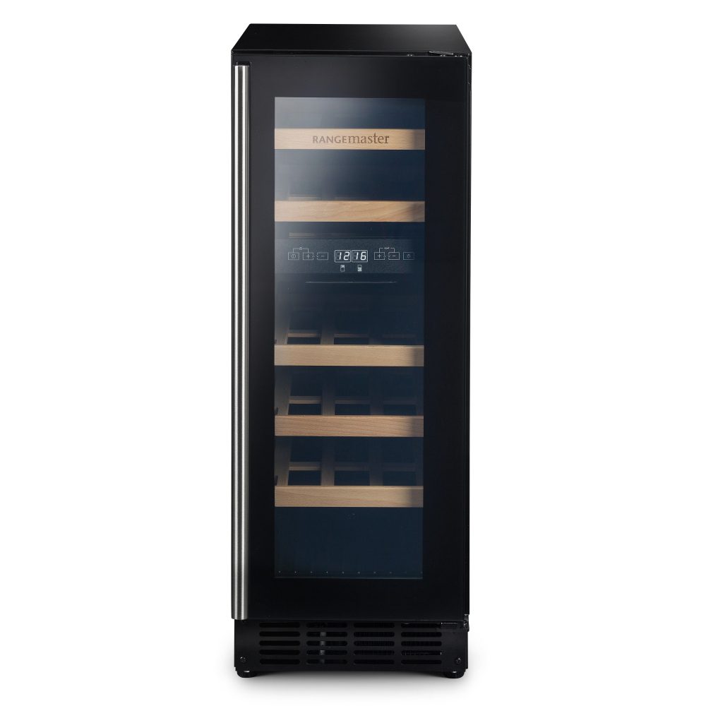 Rangemaster 30cm Undercounter Dual Zone Wine Cooler RWC3018BL/ – Black