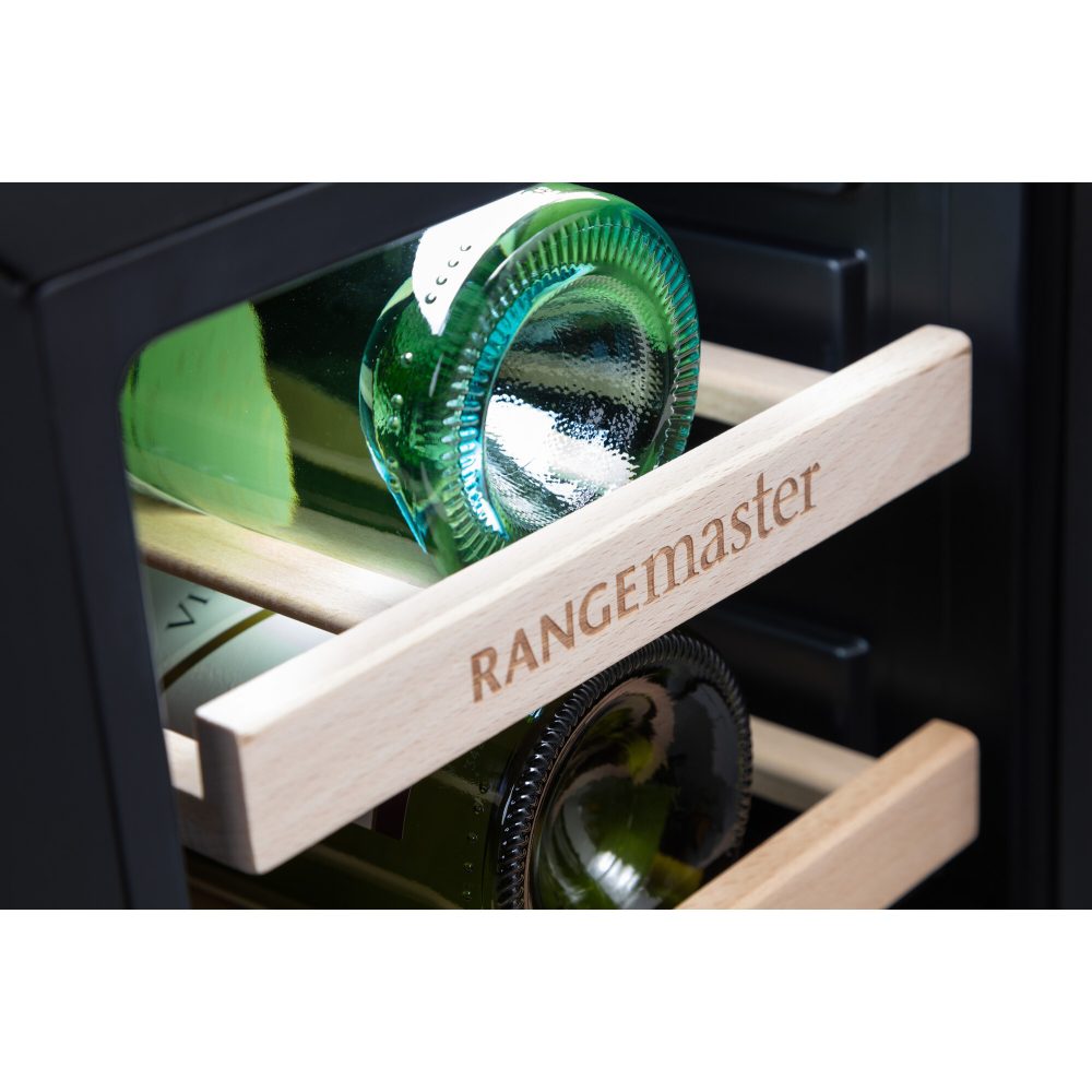Rangemaster 30cm Undercounter Dual Zone Wine Cooler RWC3018BL/ – Black