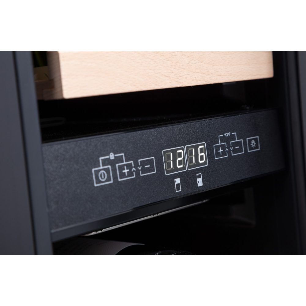 Rangemaster 30cm Undercounter Dual Zone Wine Cooler RWC3018BL/ – Black