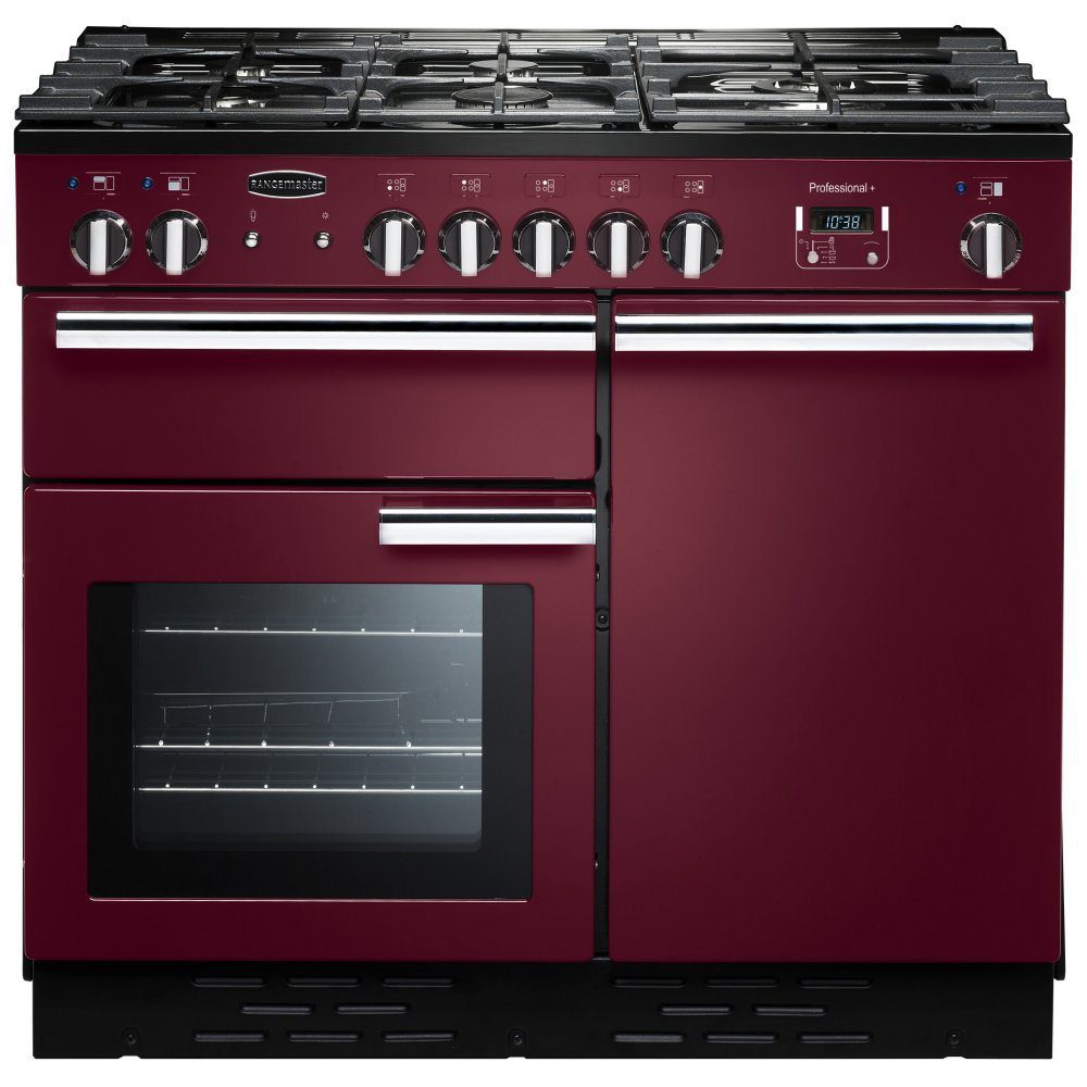 Rangemaster Professional Plus 100cm Dual Fuel Range Cooker 92620 PROP100DFFCY/C – Cranberry