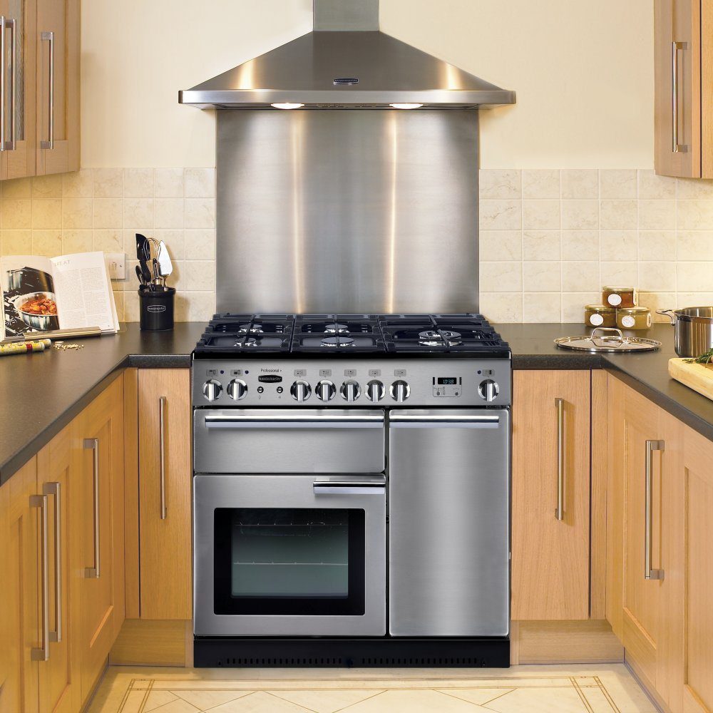 Rangemaster Professional Plus 90cm Dual Fuel Range Cooker 91630 PROP90DFFGB/C – Black