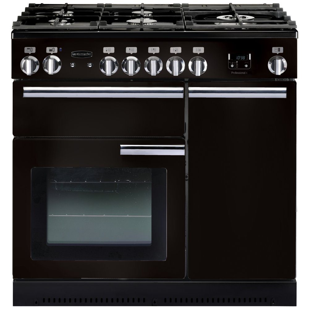 Rangemaster Professional Plus 90cm Dual Fuel Range Cooker 91630 PROP90DFFGB/C – Black