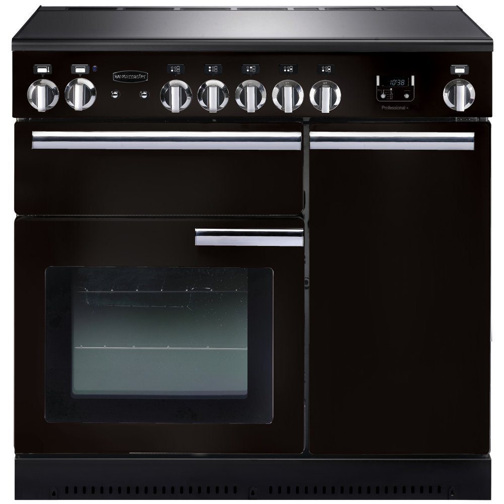 Rangemaster Professional Plus 90cm Induction Range Cooker 91730 PROP90EIGB/C – Black