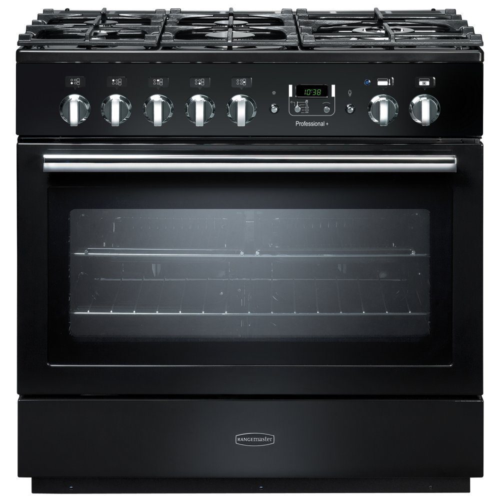 Rangemaster Professional Plus FX 90cm Dual Fuel Range Cooker 91130 PROP90FXDFFGB/C – Black