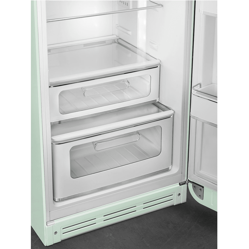 Smeg 60cm Retro Fridge Freezer Right Hand Hinge FAB30RPG5UK – PASTEL GREEN