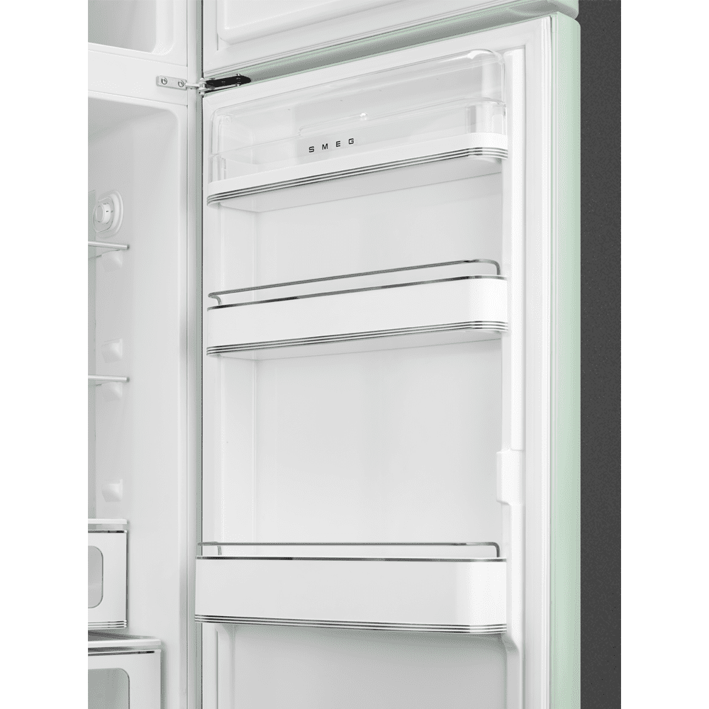 Smeg 60cm Retro Fridge Freezer Right Hand Hinge FAB30RPG5UK – PASTEL GREEN