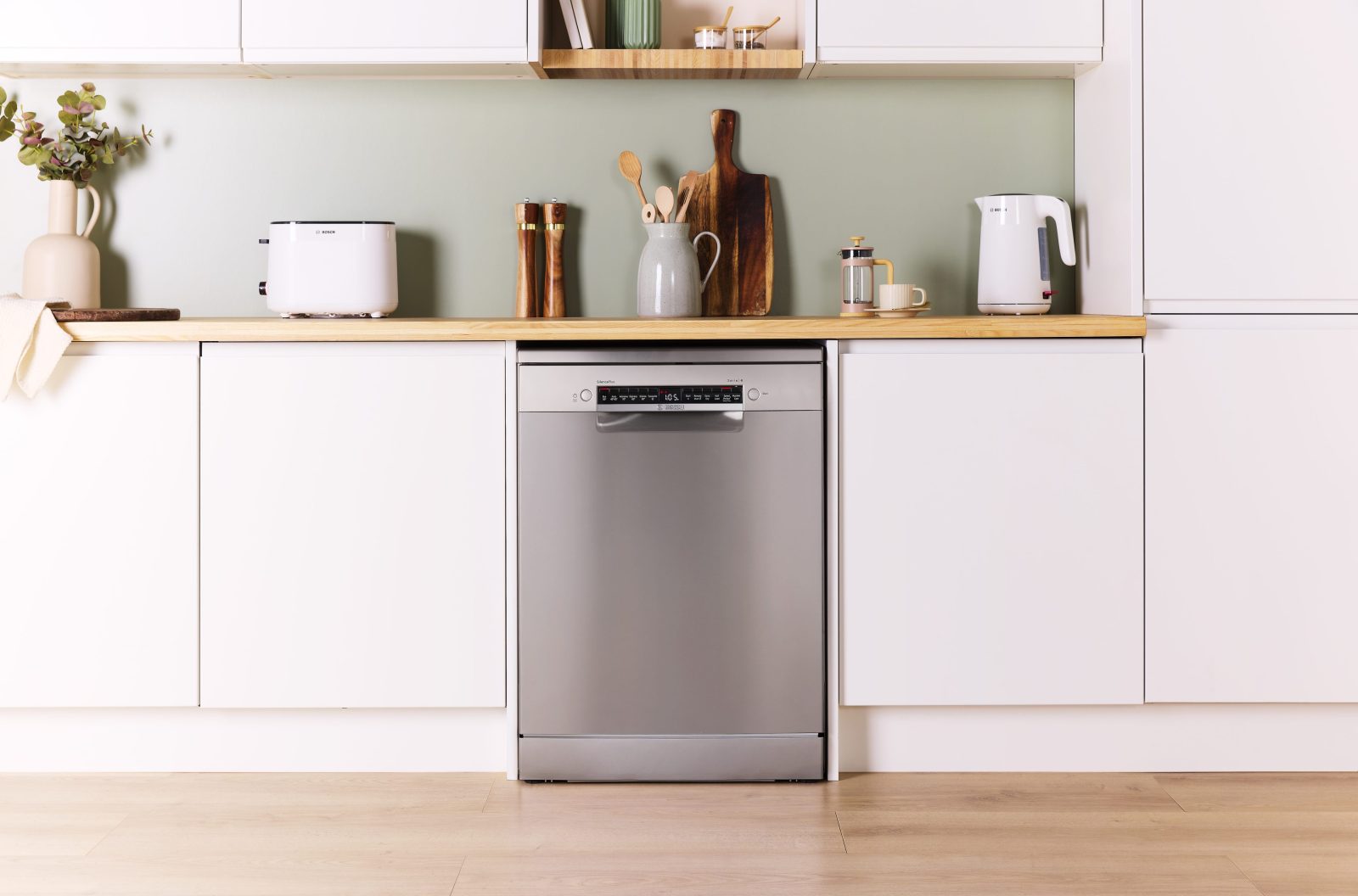 Bosch 60cm Series 4 Freestanding Dishwasher SMS4EMI06G – Silver
