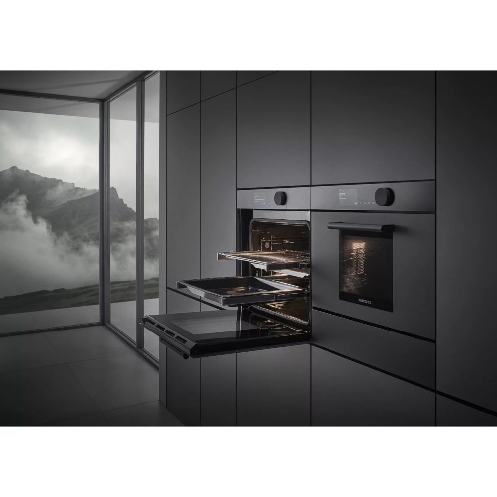 Samsung Dual Cook Steam Pyrolytic Oven, Combi Microwave & Warming Drawer Pack NV75T9979CD NQ50T9539BD NL20T9100WD PACK – GREY